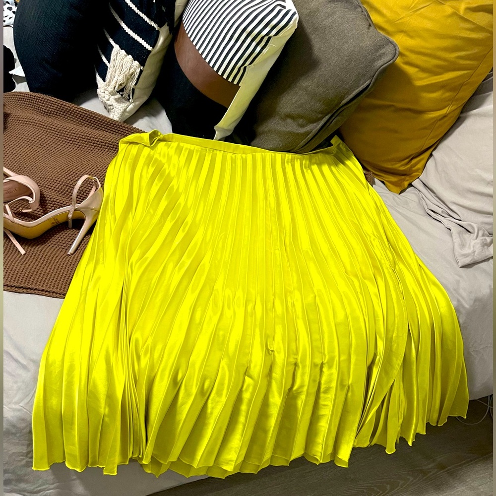 ASOS pleated Neon Skirt